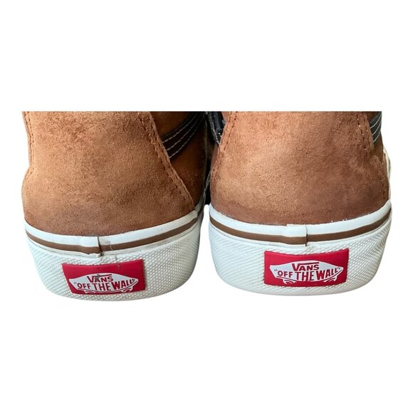 Vans Sk8-Hi MTE Scotchgard Suede High Tops – Brown & Plaid, M8-5/W10 - Picture 3 of 15